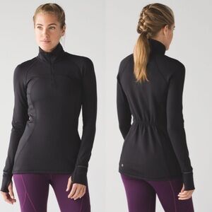 Lululemon First Mile 1/2 Zip Long Sleeve Pullover